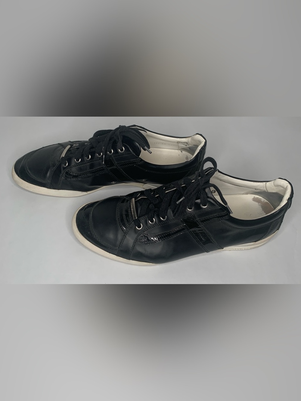 Dior Black Leather Low-Top Sneakers - Picture 3 of 8